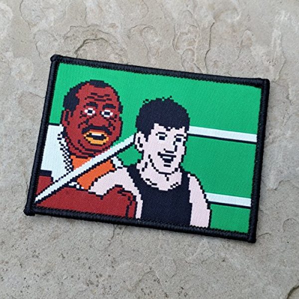 NEO Tactical Gear Airsoft Morale Patch 1 Little Mac Punchout Woven Morale Patch by NEO Tactical Gear Morale Patch - Iron On or Hook Backed Available (Iron On)