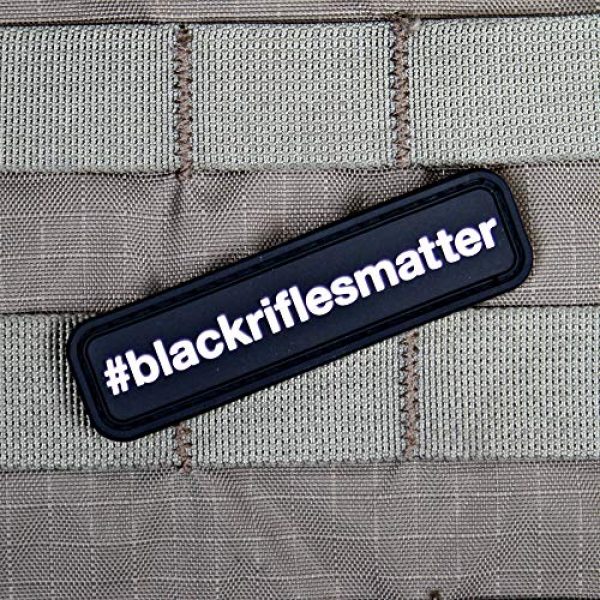Violent Little Machine Shop Airsoft Morale Patch 2 Black Rifles Matter PVC Morale Patch - Violent Little Machine - 2nd Id Tactical (Color)
