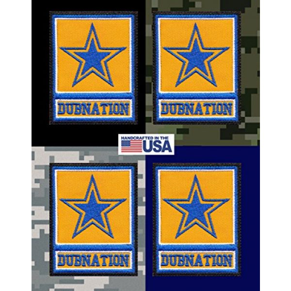 Tactical Patch Works Airsoft Morale Patch 3 Warriors Dubnation Inspired Art Golden State Army Parody Patch