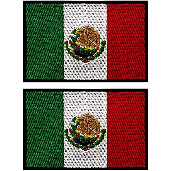 ebateck Airsoft Morale Patch 1 ebateck Country Flags Morale Patch for Backpacks, Tactical Patches for Hat Vest with Keychain (US-Law-2-Pack)