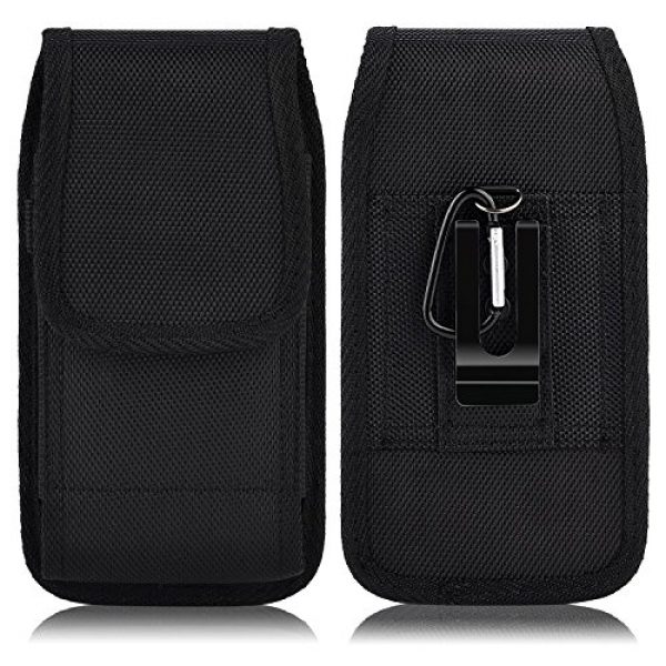 EpicDealz Tactical Pouch 3 GALAXY S5 , GALAXY S6 , S6 EDGE , S7 , S8 , S9 , Pouch Holster Case Rugged vertical nylon belt loop clip Fits SAMSUNG GALAXY S5 / S6 / S6 EDGE / S7 / S8 /S9 with Lifeproof Waterproof cover case