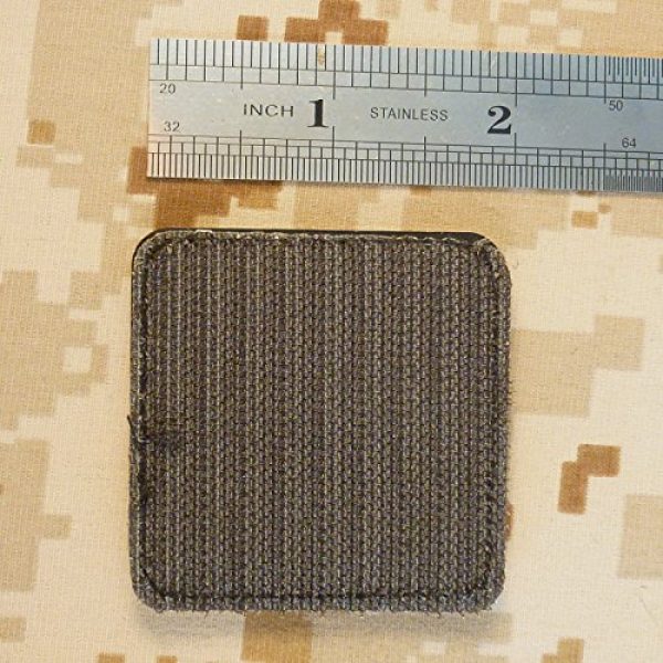 LEGEEON Airsoft Morale Patch 4 LEGEEON Blackout Subdued ANEG A- NKA Blood Type No Known Allergies Tactical Morale PVC Rubber Fastener Patch