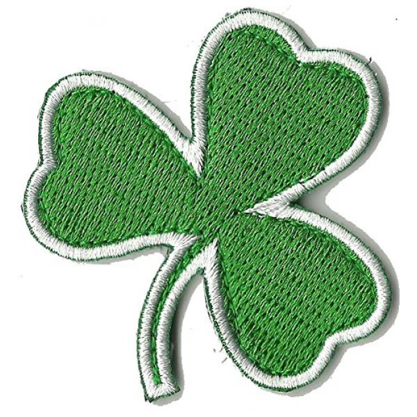 Gadsden and Culpeper Airsoft Morale Patch 1 Die Cut Irish Clover Tactical Patch 2"x2"