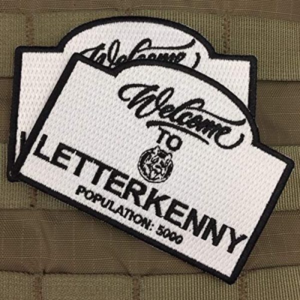 Violent Little Machine Shop Airsoft Morale Patch 3 Violent Little Machine Shop 'Welcome To Letterkenny' Embroidered Morale Patch