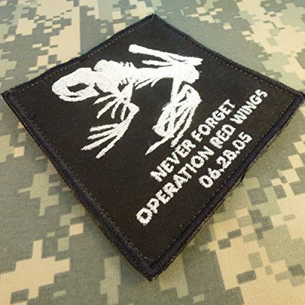 LEGEEON Airsoft Morale Patch 2 LEGEEON Operation Red Wings Never Forget Lone Survivor SDVT-1A Skull Frog Navy Seals Sew Iron on Patch