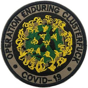 Werich Airsoft Morale Patch 1 Operation Enduring Cluster Fuck Outbreak Team Response PatchEmbroidery Patch Military Hook and Loop Badge Embroidery Patches Embroidered Funny Patch