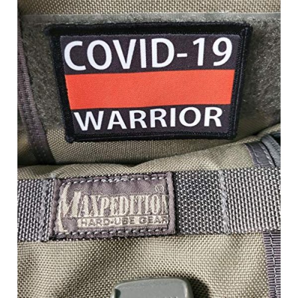 RedheadedTshirts Airsoft Morale Patch 2 Covid-19 Warrior First Responder Fire Rescue Coronavirus Morale Patch redheadedtshirts Made in The USA