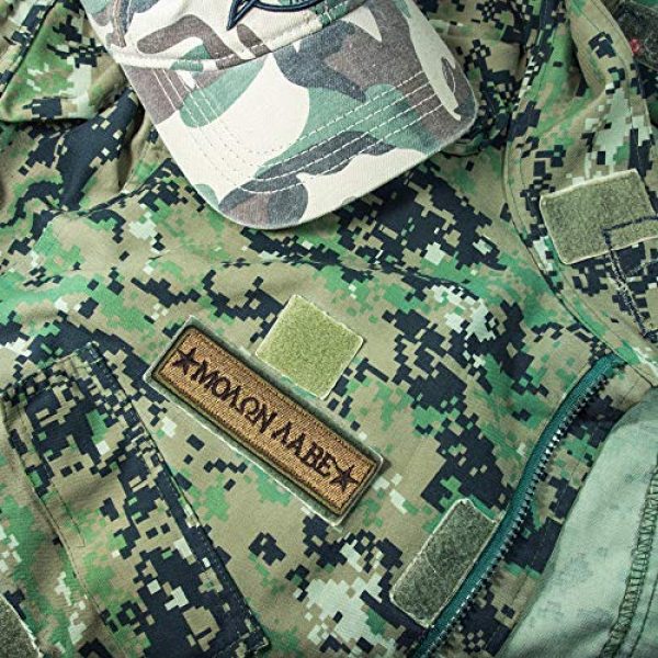 Morton Home Airsoft Morale Patch 2 Morton Home Great Value Tactical Morale Patch Full Embroidery Military Patches Set for Caps,Bags,Backpacks,Tactical Vests,Military Uniforms Etc. (Molon Labe)