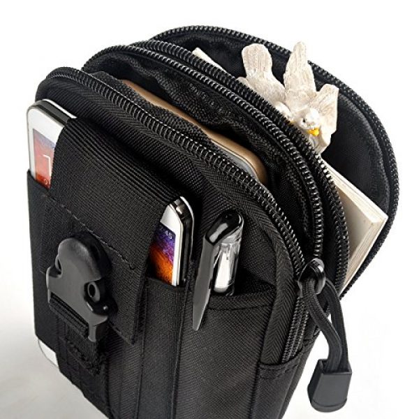 Onner Tactical Pouch 3 Tactical Molle D30 Waist Bags Pouch Multi-Purpose Compact EDC Utility Gadget Belt Waterproof Men Outdoor Sport Casual Waist Pack Army Military Small Bags Gear Tools Organizer