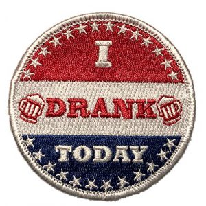 F-Bomb Morale Gear Airsoft Morale Patch 1 I Drank Today - Embroidered Morale Patch with Hook Backing
