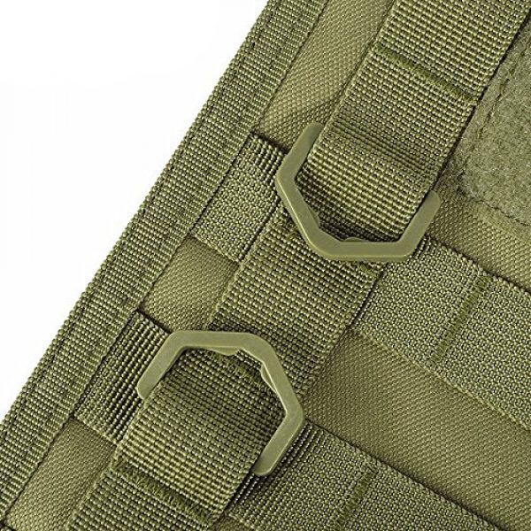 MiOYOOW Tactical Pouch 5 Tactical Christmas Stocking Bag, Molle Dump Drop Pouch Military Utility Storage Bag Combat Ammo Storage Bag for Christmas Holiday Decoration