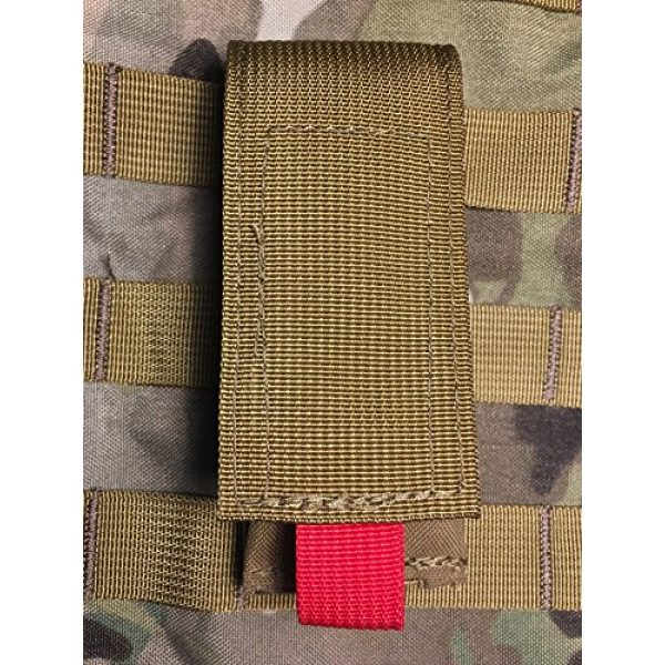 Empire Tactical USA Tactical Pouch 3 Empire Tactical USA The Coyote Brown Micro Utility Pouch w/Malice Clip American Made (Pouch only)