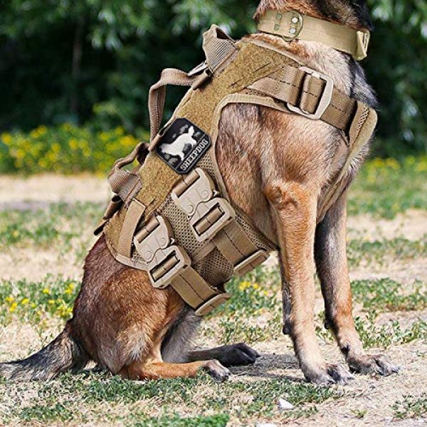 Morton Home Airsoft Morale Patch 4 Morton Home "Sheepdog" Hook and Loop Patch Tactical Morale Military Combat Armband Clothing Badge for Jackets Jeans Hat Cap (SWAT)