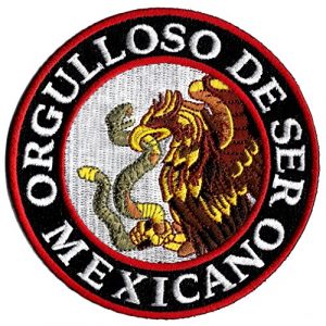 Cypress Collectibles Embroidered Patches Airsoft Morale Patch 1 Orgulloso De Ser Mexicano Embroidered Patch Proud To Be Mexican Iron-On Emblem