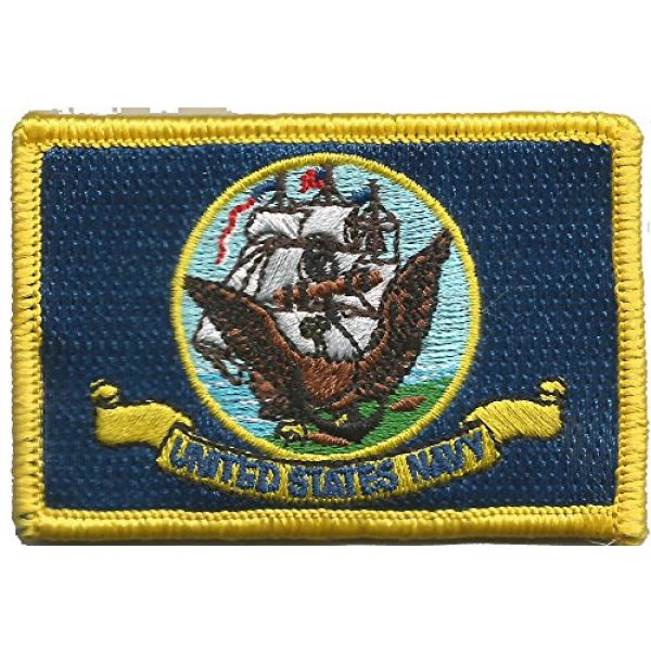 Gadsden and Culpeper Airsoft Morale Patch 2 Navy Flag Tactical Patch - Military