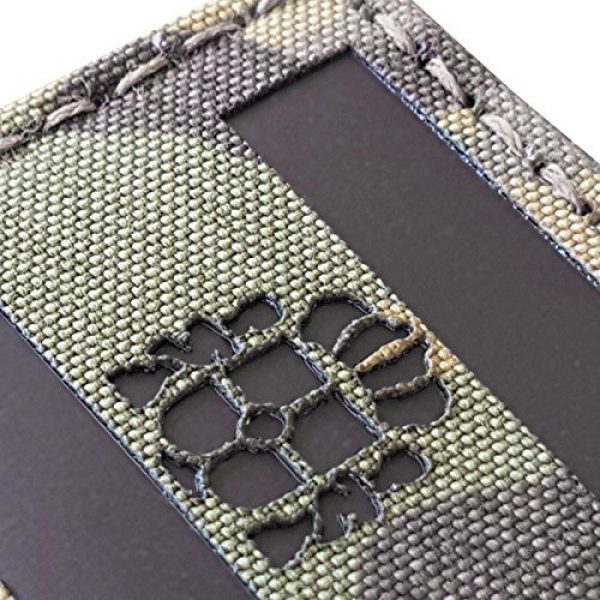 Tactical Freaky Airsoft Morale Patch 3 Multicam Infrared IR Spain Flag Bandera Espaa 3.5x2 IFF Tactical Morale Touch Fastener Patch