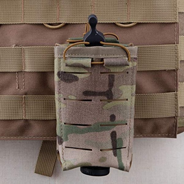 ATAIRSOFT Tactical Pouch 5 ATAIRSOFT Tactical Single MOLLE 1000D Adjustable Magazine Mag Holder Pouch Carrier for Airsoft Hunting Military Shooting