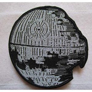 Embroidered Patch Airsoft Morale Patch 1 Star Wars Death Star 3D Tactical Patch Military Embroidered Morale Tags Badge Embroidered Patch DIY Applique Shoulder Patch Embroidery Gift Patch