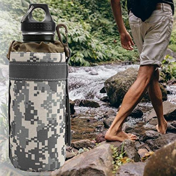 Dauerhaft Tactical Pouch 5 DAUERHAFT Waterproof Travel Backpack Mountaineering Camping Walking Daypack Waterproof Hiking Backpack for Men & Women for Fishing Travel Cycling Skiing(ACU)