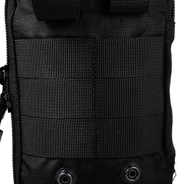 Pvnoocy Tactical Pouch 6 Black 1000D Nylon Tactical Bag Outdoor Molle Military Pockets Mobile Phone Key Mini Tool Waterproof Air Gun Sports Bag