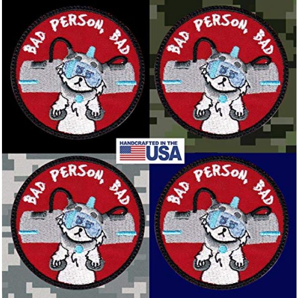 Tactical Patch Works Airsoft Morale Patch 3 Rick And Morty Snuffles Snowball Dog Inspired Art Patch