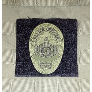 MOLLE PANEL ACCESSORIES Tactical Pouch 1 Del Molle Panel for Badges and Insignia - 4x4 inches - Black
