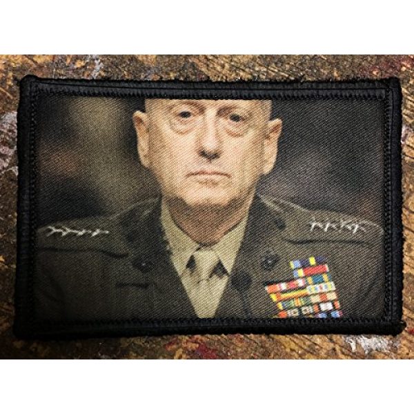 RedheadedTshirts Airsoft Morale Patch 2 General Mattis Morale Patch. Perfect for your Tactical Military Army Gear, Backpack, Operator Baseball Cap, Plate Carrier or Vest. 2x3" Hook and Loop Patch. Made in the USA