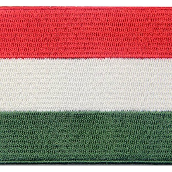 EmbTao Airsoft Morale Patch 2 Hungary Flag Embroidered Embelm Hungarian Iron On Sew On National Patch