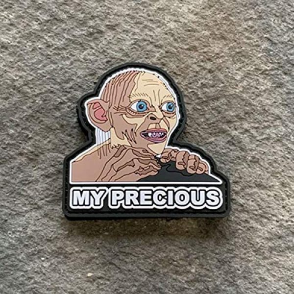 PatchOps Airsoft Morale Patch 2 PatchOps Lord of The Rings Smeagol My Precious PVC Tactical Morale Uniform Patch