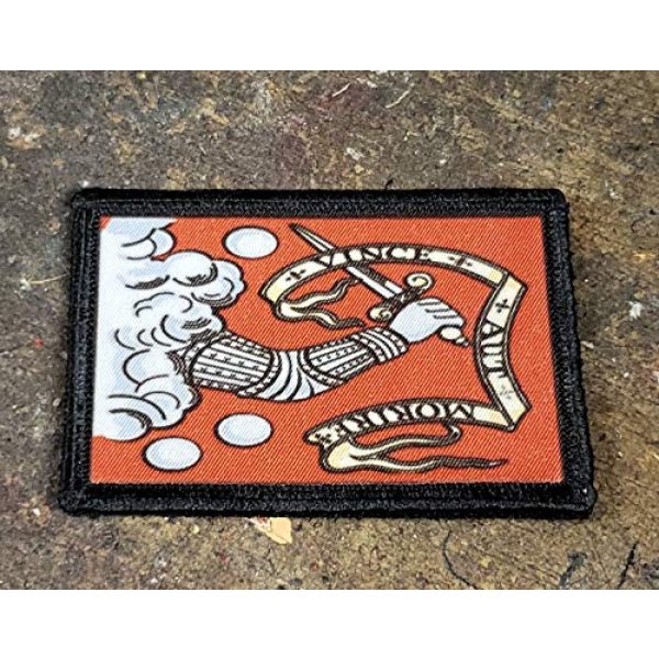 RedheadedTshirts Airsoft Morale Patch 2 Bedford Flag Patch Made in The USA- Patches Perfect for Your Plate Carrier Military Vest, hat, Backpack. Funny Patch by Redheadedtshirts!