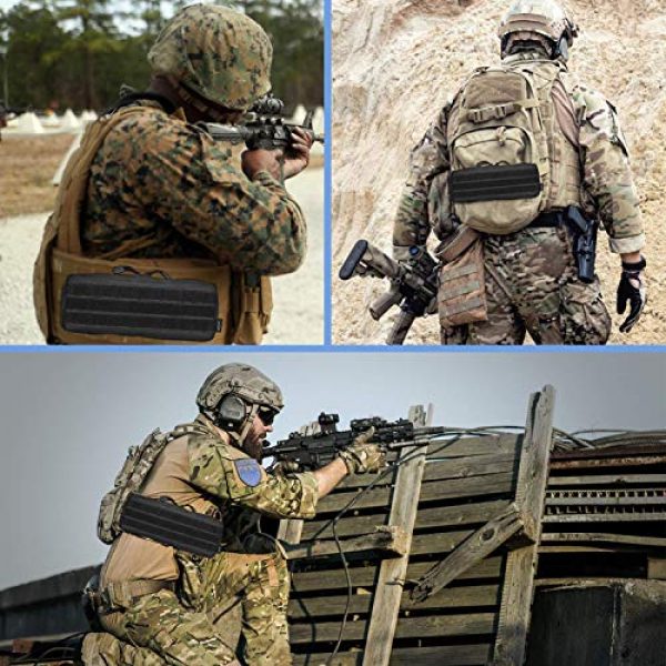 ProCase Tactical Pouch 5 ProCase Tactical Admin Pouch (Longer Size) Bundle with Tactical MOLLE Pouch (Higher Size)