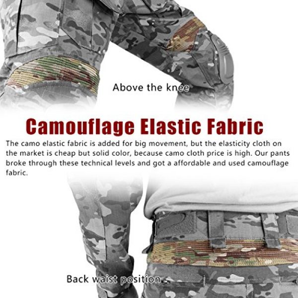 IDOGEAR SPORTS Tactical Pant 3 IDOGEAR G3 Combat Pants with Knee Pads Multicam Black Airsoft Hunting Army Military Camouflage Clothing