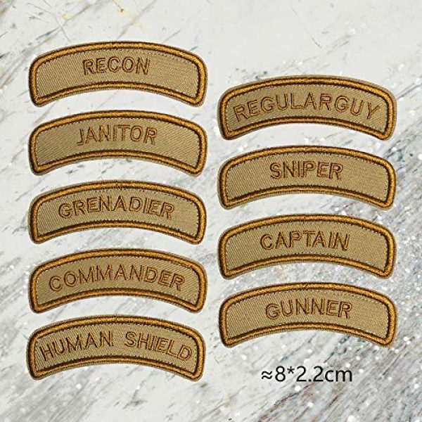 Morton Home Airsoft Morale Patch 4 Morton Home U.S. Army 3" Wide Military Style Tab Patch (Recon)