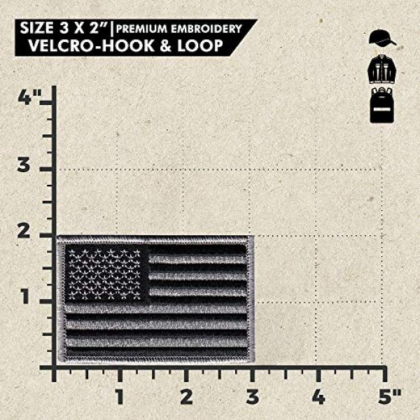 Ebateck Airsoft Morale Patch 4 Ebateck in My Defense I was Left Unsupervised Patch Small & American Us Flag, 4 Pack, Embroidered Morale Tactical Patches Funny for Hat Backpack Jackets Hook & Loop Emblem, Black Color