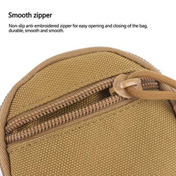 BREEZEY Tactical Pouch 4 BREEZEY Multifunction Hunting Molle Wallet Card Bag EDC Waterproof Card Key Change Pouch
