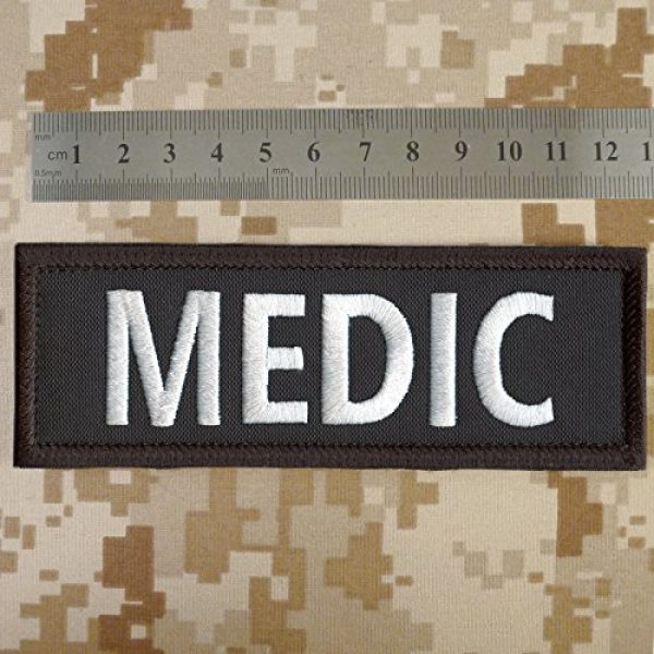 LEGEEON Airsoft Morale Patch 3 LEGEEON Medic 5"x2" EMT EMS Paramedic Body Armor Tactical Embroidered Nylon Fastener Patch