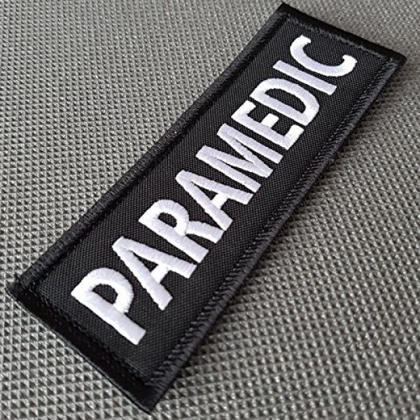 LEGEEON Airsoft Morale Patch 2 LEGEEON Paramedic 5"x2" EMS EMT Medical Body Armor Morale Tactical Embroidery Hook-and-Loop Patch