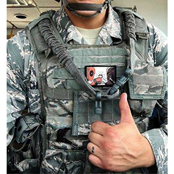 RedheadedTshirts Airsoft Morale Patch 3 DeadPool Boba Fett Morale Patch. Perfect for your Tactical Military Army Gear, Backpack, Operator Baseball Cap, Plate Carrier or Vest. 2x3" Hook and Loop Patch. Made in the USA