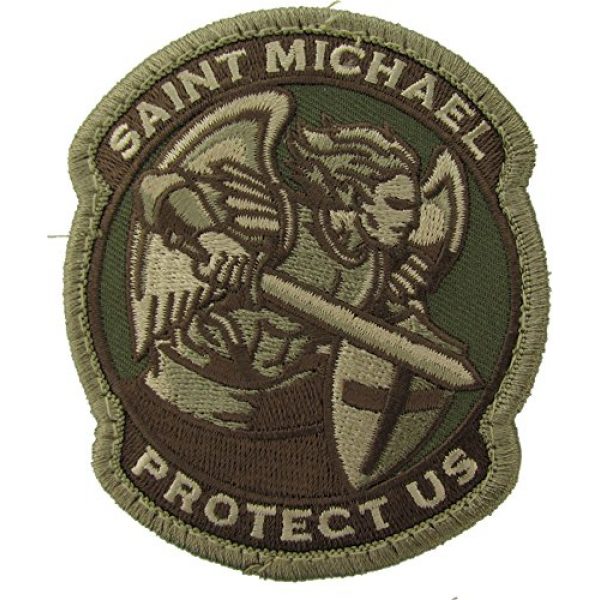 Mil Spec Airsoft Morale Patch 1 Saint Michael Modern Morale Patch (Multicam (OCP))