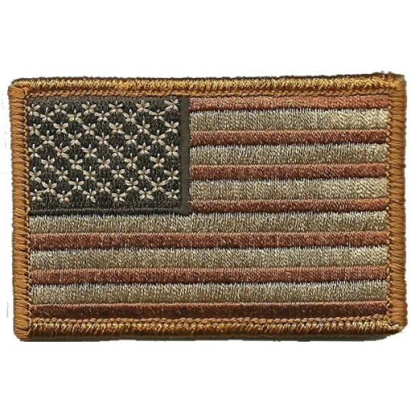 Gadsden and Culpeper Airsoft Morale Patch 1 Tactical USA Flag Patch - Subdued Red White Blue by Gadsden and Culpeper