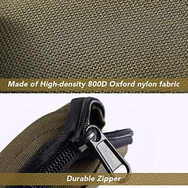 OWIKAR Tactical Pouch 4 OWIKAR Outdoor Tactical Waist Pouch, Nylon EDC Utility Gadget Outdoor Waist Belt Bag Men Women Minimalist Wallet for Change, Cards, Keys & Small Flashlight, Waterproof