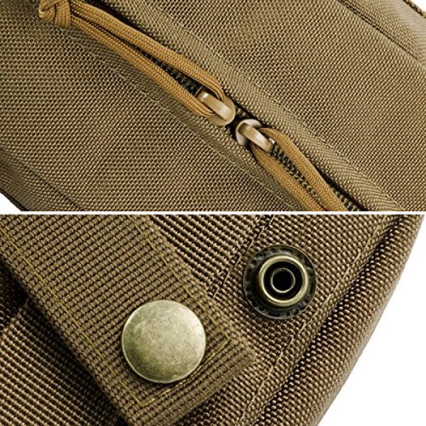 Barbarians Tactical Pouch 5 Barbarians Tactical MOLLE Utility Pouch Compact Horizontal, EDC Multi-Purpose Admin Pouch Bag
