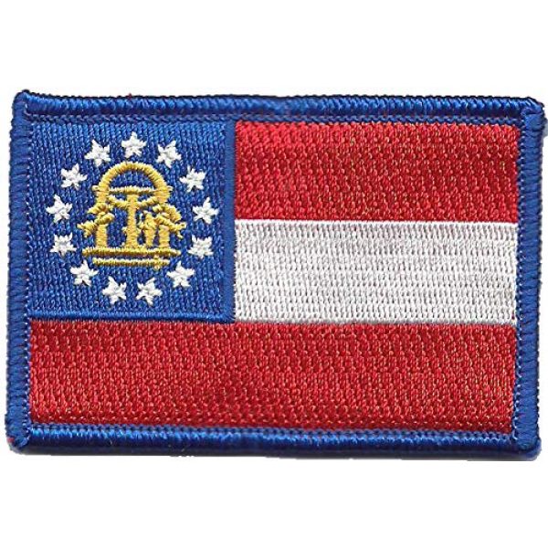 Gadsden and Culpeper Airsoft Morale Patch 3 Tactical State Patch - Georgia