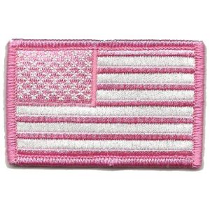 Gadsden and Culpeper Airsoft Morale Patch 1 Tactical USA Flag Patch - Pink