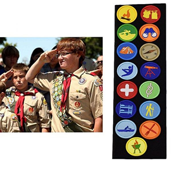 JFFCE Airsoft Morale Patch 3 Boy Scouts Morale Patch Tactical Military Morale Patches(15 PC)