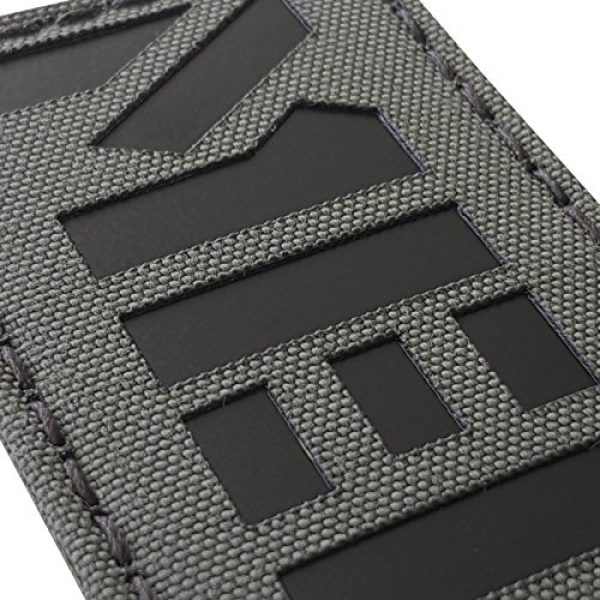 Tactical Freaky Airsoft Morale Patch 3 Ranger Green Infrared MED Medical IR EMS 3.5x2 Tactical Morale Fastener Patch
