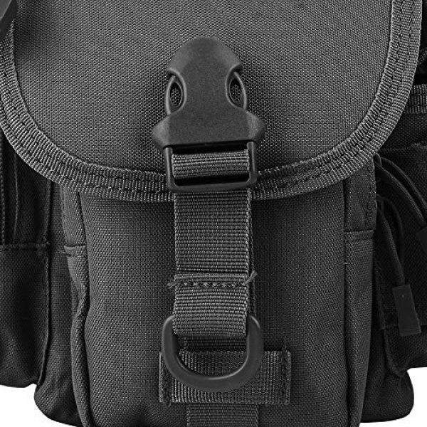 Pvnoocy Tactical Pouch 3 Tactical Drop Leg Bag 1000D Nylon Waist Packs Military Thigh Packs Tool Bags for Motorcycle Outdoor Bike Cycling