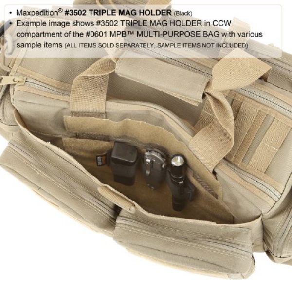 Maxpedition Tactical Pouch 7 Maxpedition Triple Mag Holder Blk