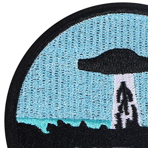 MIKIMIQI Airsoft Morale Patch 4 MIKIMIQI Get in Loser Embroidered Applique Patch X - Files UFO Alien Sew on or Iron on Patches for DIY Costume, Jeans, Jackets, Clothing, Bags