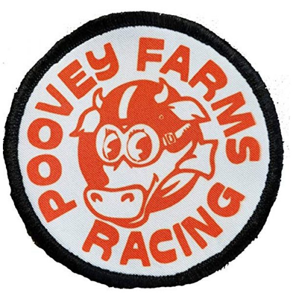 RedheadedTshirts Airsoft Morale Patch 1 Archer Poovey Farms Racing 3" Circle Morale Patch Military Tactical Made in The USA